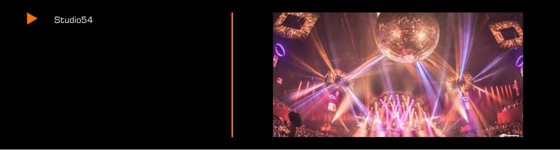 6m Mirrorball in het decor van Studio 54